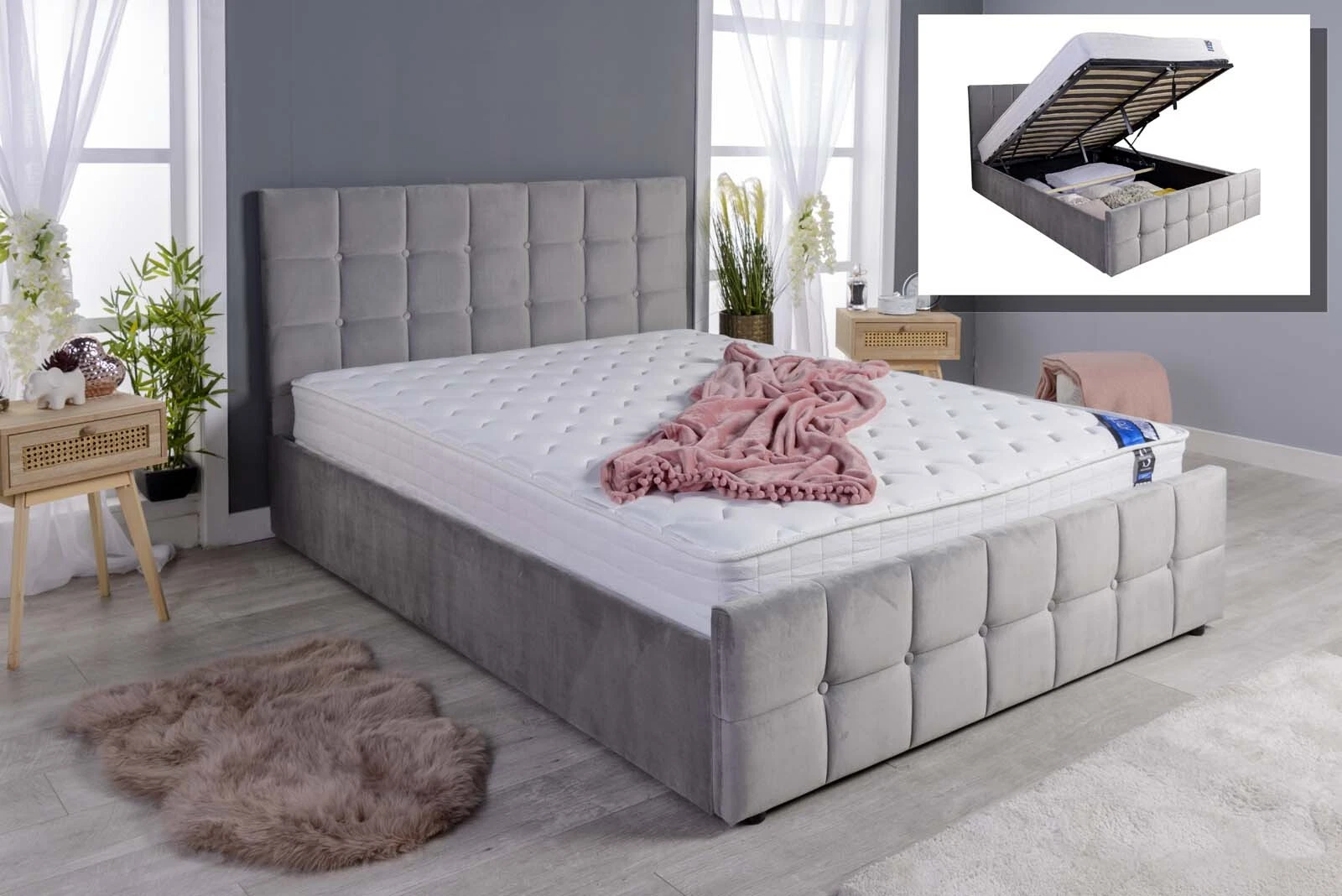 Cube Silver/Steel Storage