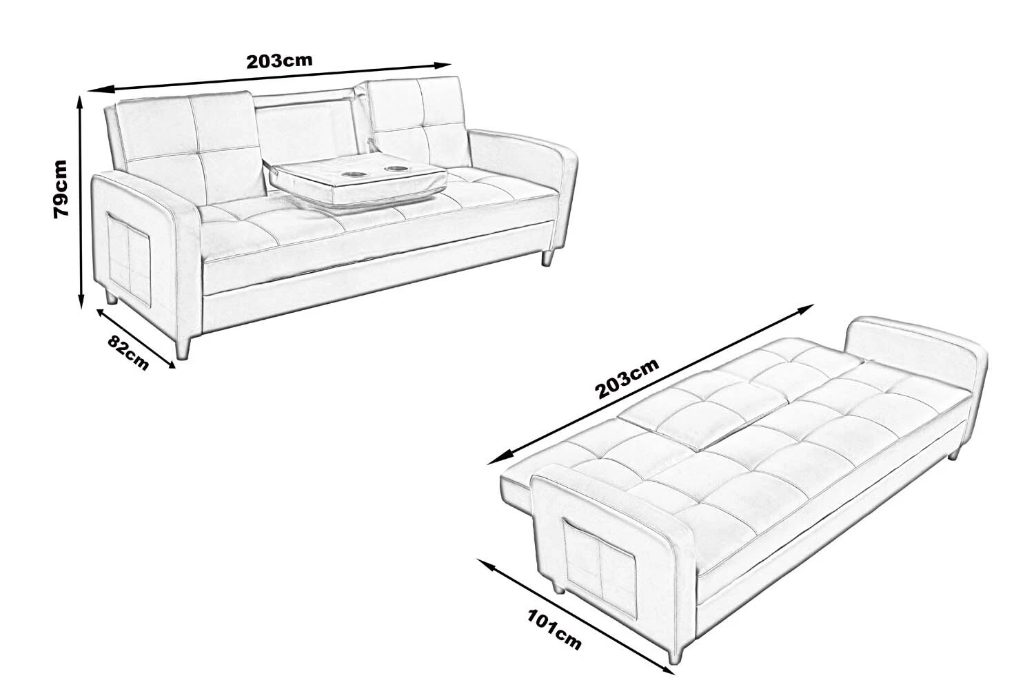 Eden Sofa Bed - Image 9